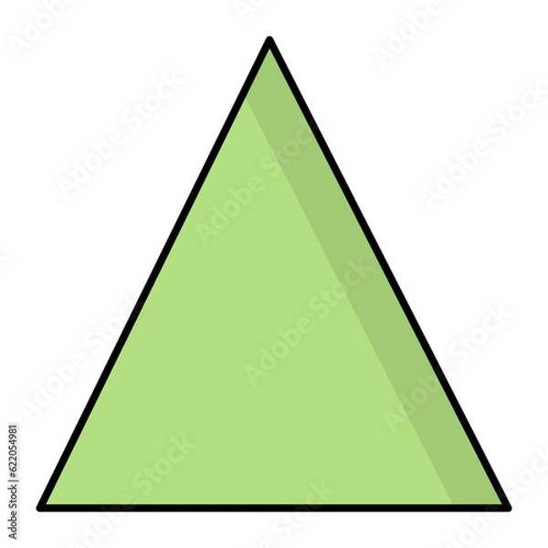Obraz Triangle Line Color Icon