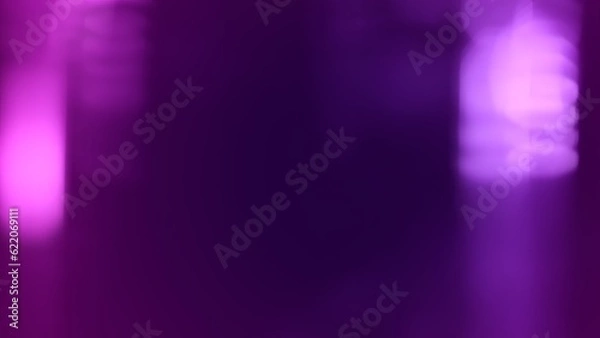 Fototapeta Abstract Purple Violet Lens Flare Gradient Overlay Light Leak Loop Background