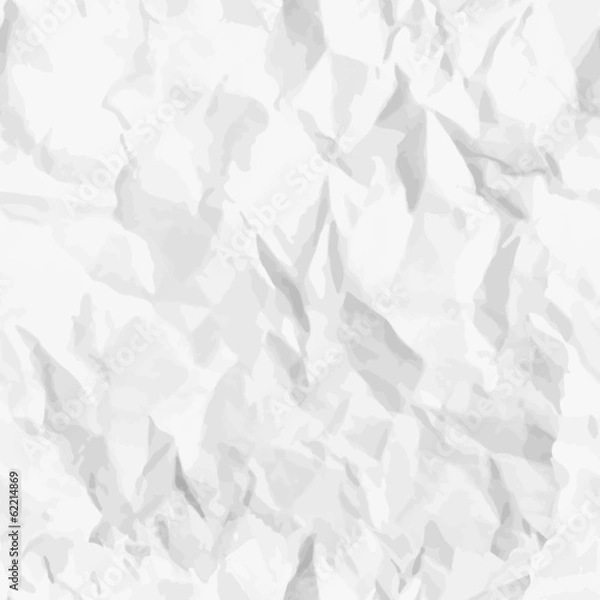 Obraz Seamless crumpled paper texture
