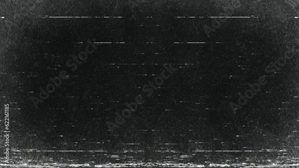 Fototapeta TV noise static effect, panoramic view, black and white background