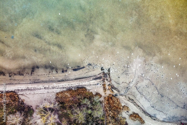 Obraz Drohnenbild vom See