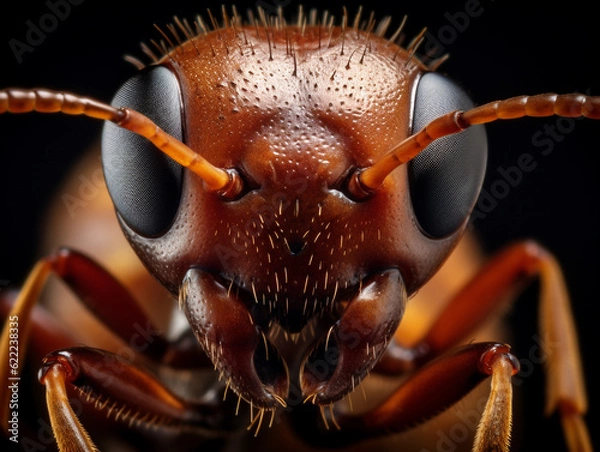 Fototapeta ant head close up