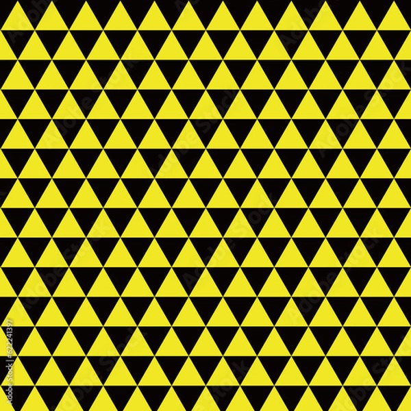 Fototapeta うろこ模様　黒×黄色