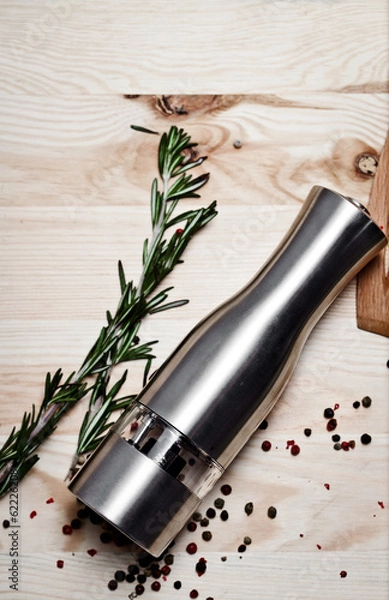 Fototapeta salt and pepper grinders 