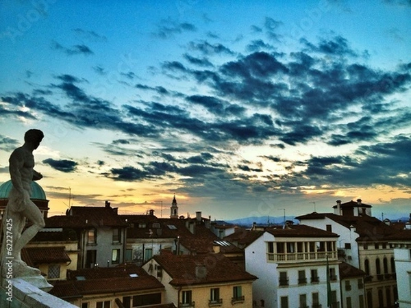 Obraz panorama dalla terrazza