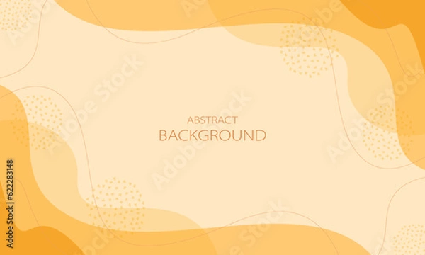 Obraz Abstract background with doodle shape and line art