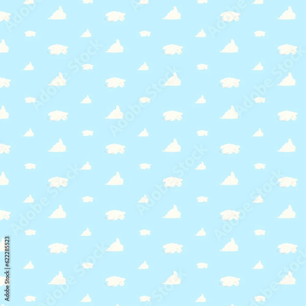 Obraz seamless pattern with clouds