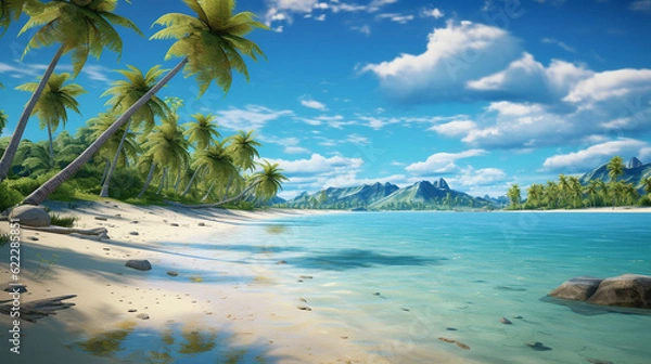Fototapeta Tropical Island