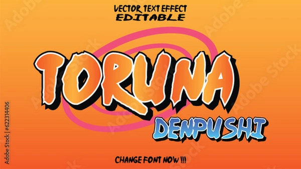 Obraz ANIME STYLE TEXT EFFECT