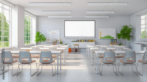 Fototapeta Empty Classroom