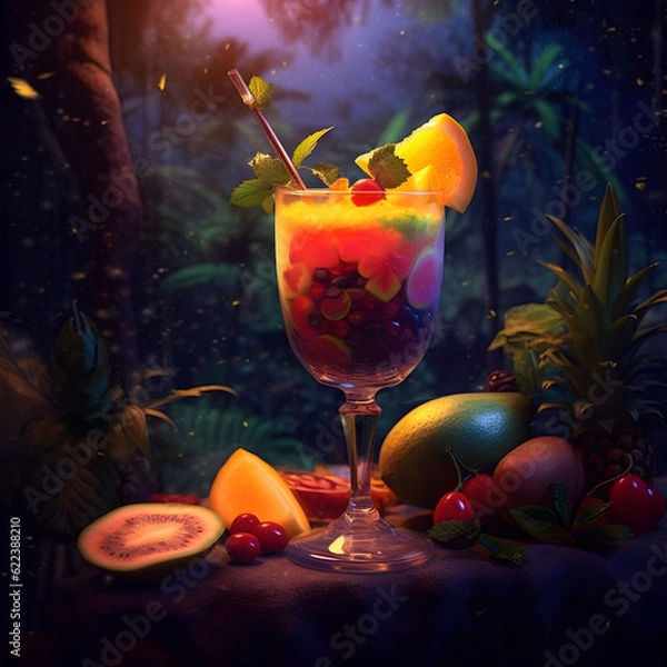 Obraz cocktail in the night