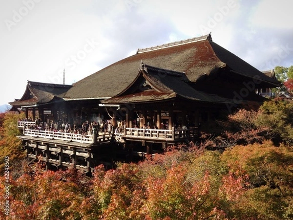 Obraz 秋の京都・清水寺