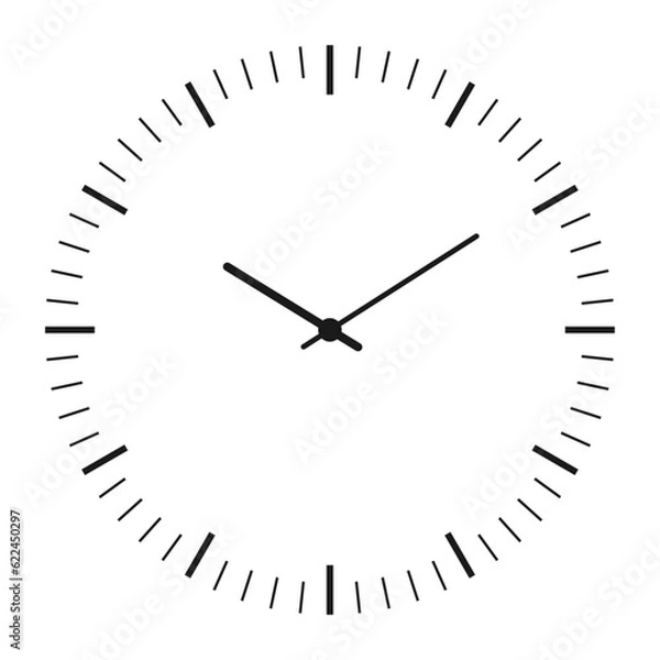 Obraz Abstract clock without numbers