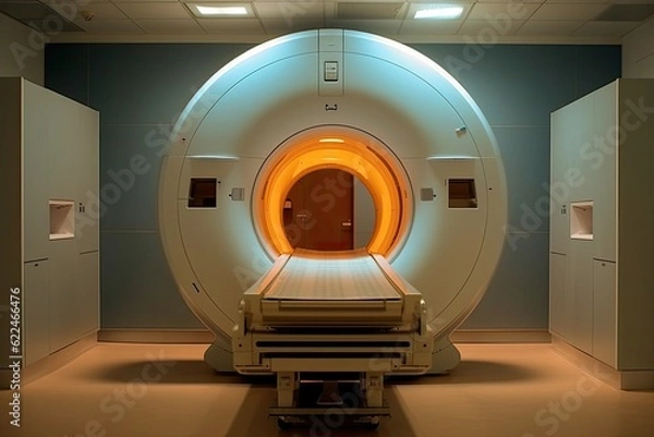 Obraz An MRI Scanner. Generative AI.