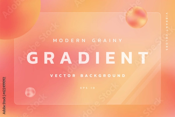 Fototapeta Abstract gradient peach color background premium vector