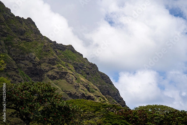 Obraz clouds over mountain