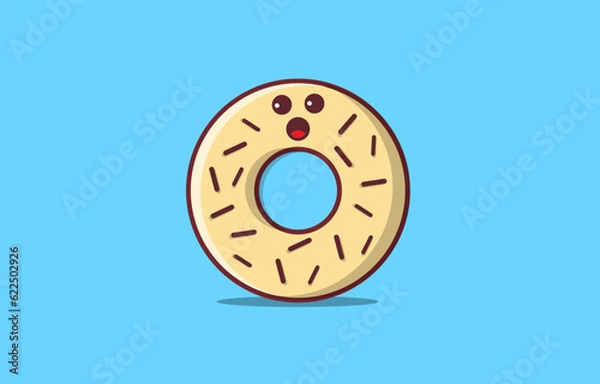 Obraz donut. cute vector illustration