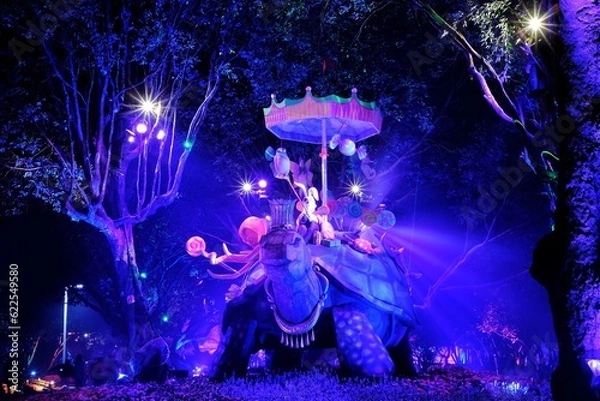 Obraz scene with lights