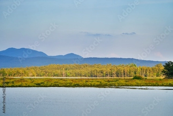 Obraz lake and mountains