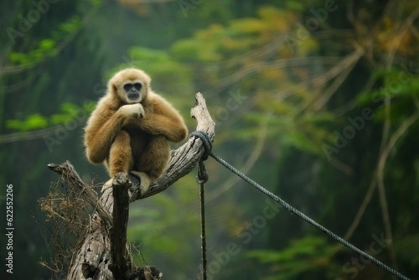 Obraz monkey in the zoo