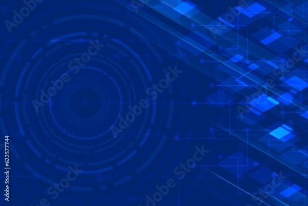 Obraz Abstract technology futuristic digital background.