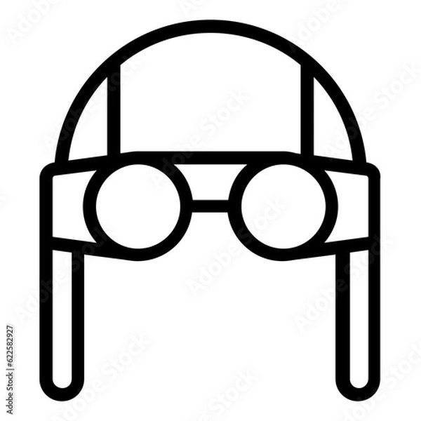 Obraz pilot hat icon