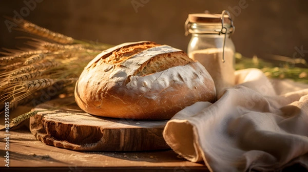 Fototapeta Fresly baked bread