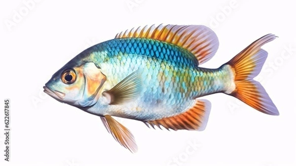 Fototapeta fish isolated on white