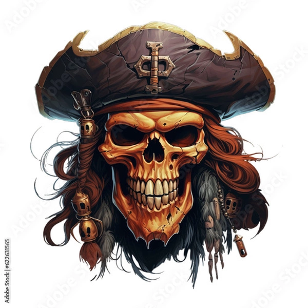 Obraz pirate skull and crossbones