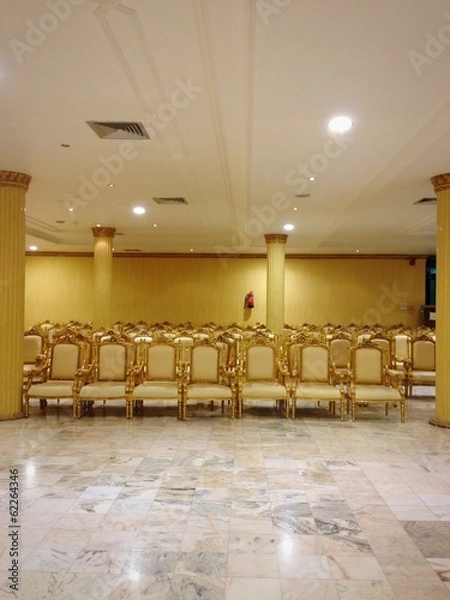 Obraz Empty chairs in a hall