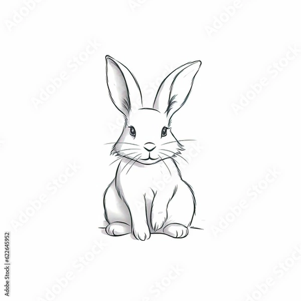 Obraz rabbit cute bunny ai generated
