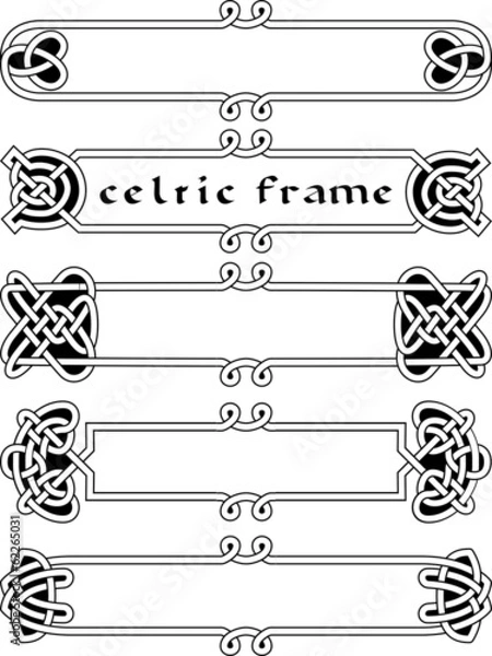 Obraz Set celtic frame
