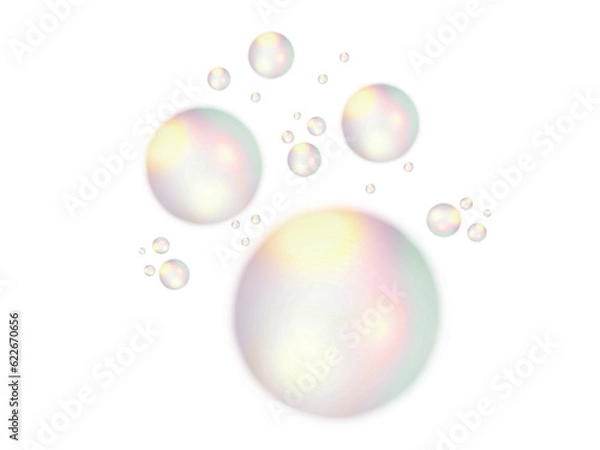 Fototapeta bubbles in the air