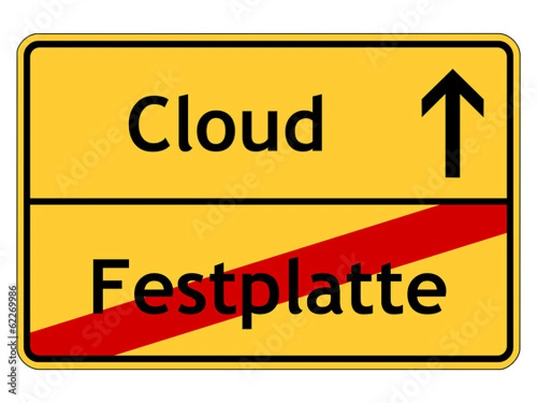 Fototapeta Cloud-Computing