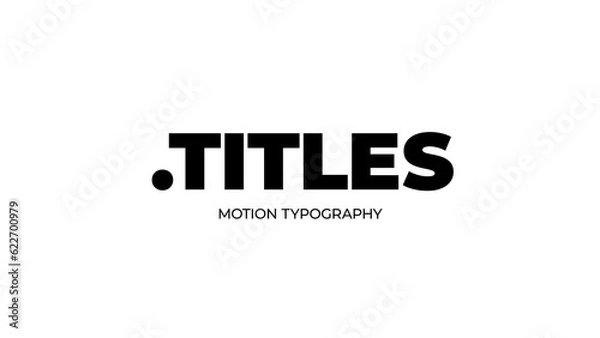 Fototapeta Motion Title 42