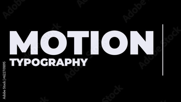 Fototapeta Motion Title 75