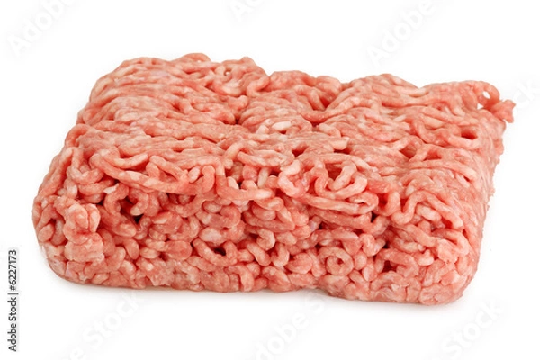 Obraz Hackfleisch auf hellem Hintergrund