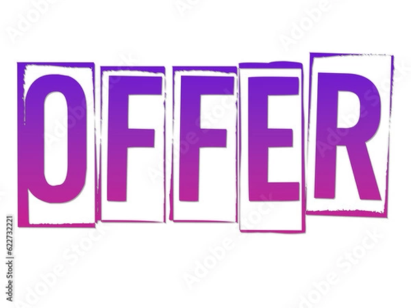 Obraz creative OFFER design PNG image.