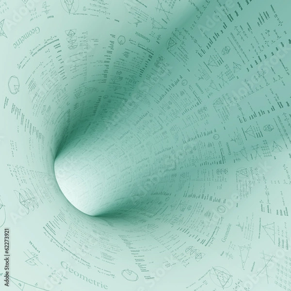 Obraz Geometrischer Tunnel