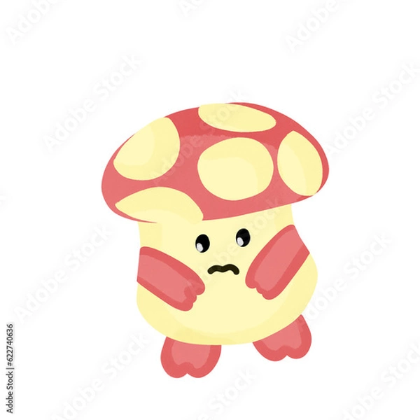 Obraz child mushroom