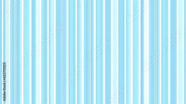 Fototapeta Seamless playful hand drawn light pastel blue pin stripe fabric pattern. Generative Ai