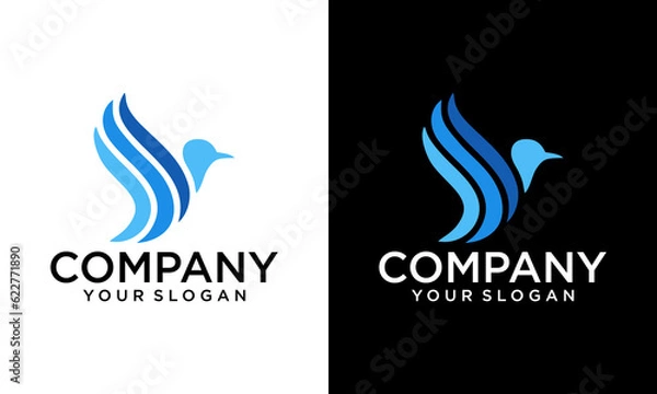 Fototapeta bird logo