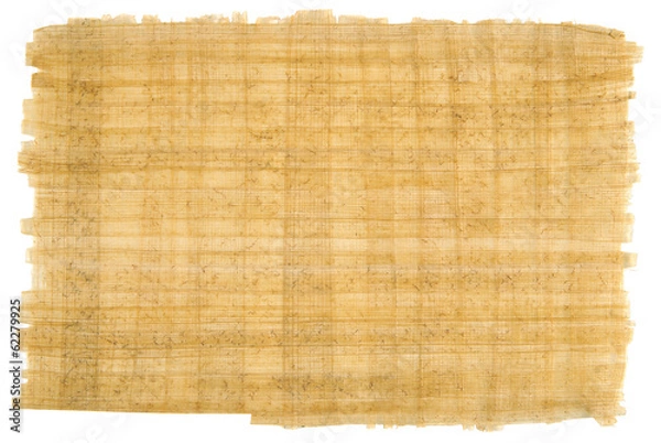 Obraz Organic bamboo paper isolated on white.