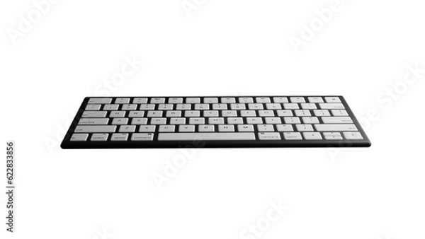 Fototapeta keyboard isolated on white