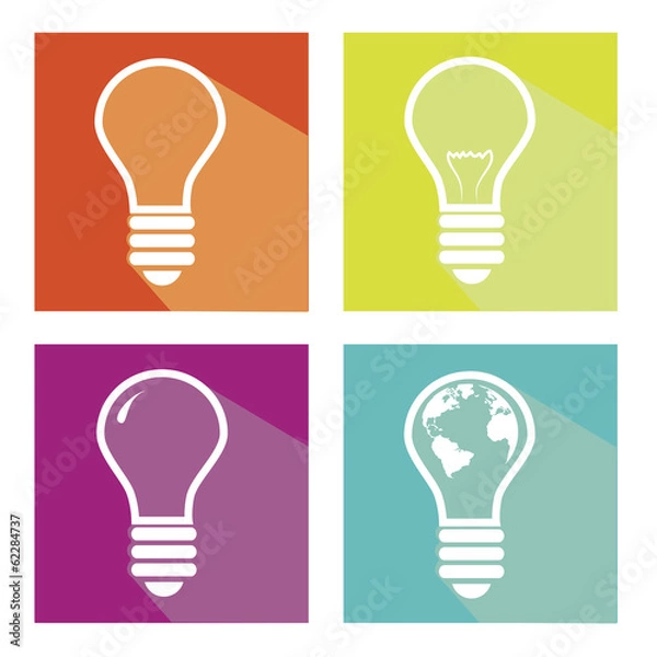 Obraz bulb idea design