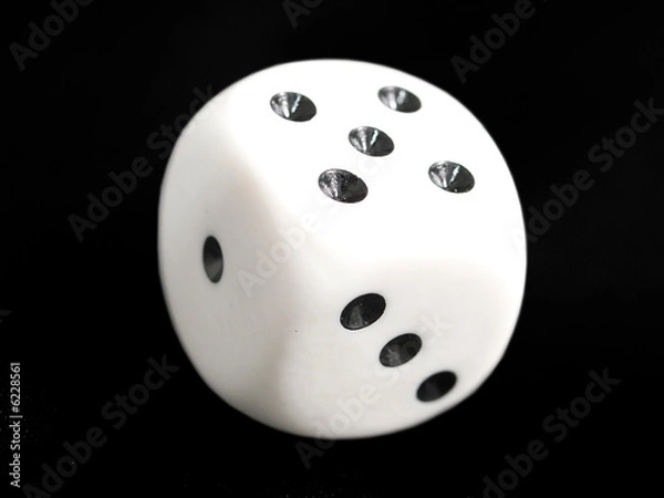 Fototapeta Dado en cinco