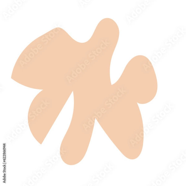 Fototapeta Boho Neutral Abstract Shapes 