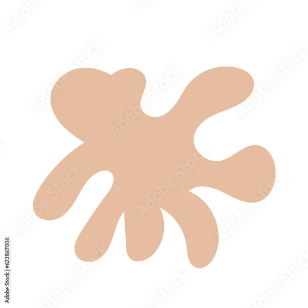 Fototapeta Boho Neutral Abstract Shapes 