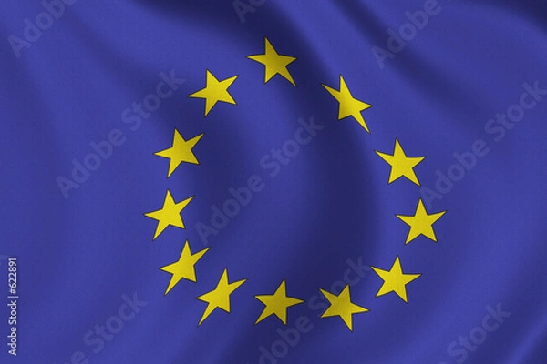 Fototapeta eu flag