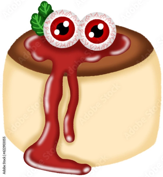 Obraz Red Eyes Halloween Cake